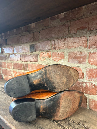 Carlos Ostrich Cowboy Boots Men’s Size 12