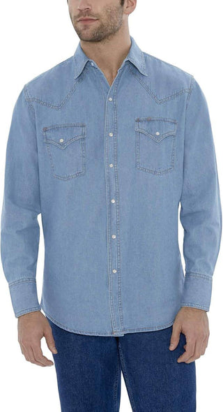 Ely Cattleman Washed Denim Shirt