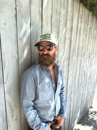 Ely Long Sleeve Chambray Work Shirt