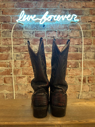 Dan Post Lizard Skin Women’s Cowboy Boots Size 10 Wide