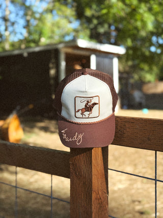 Howdy Cowboy Two Tone Trucker Hat