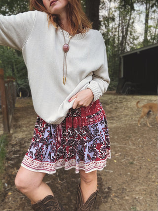 Flower Child Bell Sleeve Dress