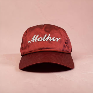 Mother Satin Embroidered Baseball Hat