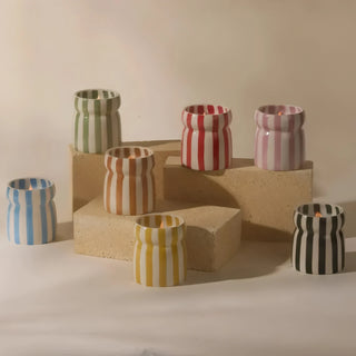 Striped Soy Candle