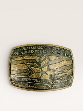 American Veterans Disabled for Life Commemorative Belt Buckle