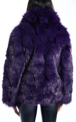Purple Haze Faux Fur Jacket
