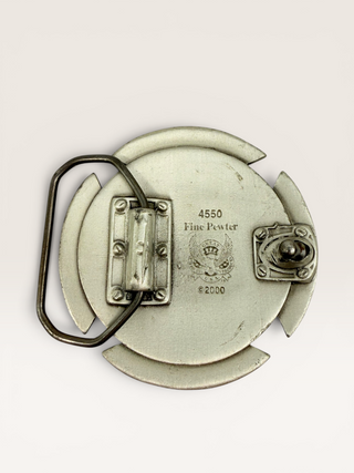 Pewter Celtic Knot Vintage Belt Buckle