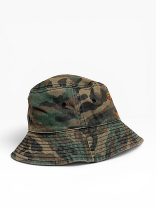 Gold Dogs Live Free Camo Bucket Hat