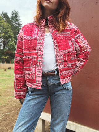 Jolene Paisley Quilted Jacket