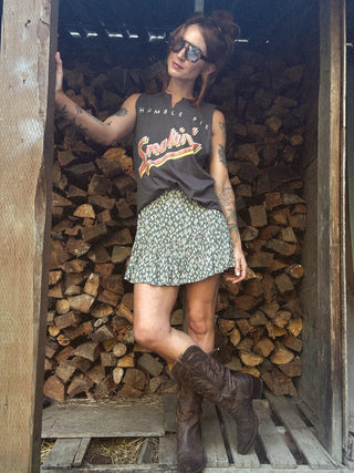 Chop Shop Smokin’ Humble Pie V-neck Tank