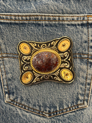 Zoisite Belt Buckle