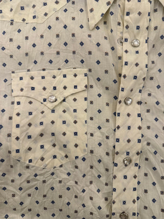 Vintage Wrangler Men’s Snap Up Shirt Size Large