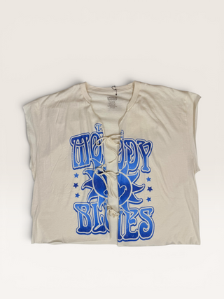 Moody Blues Front Tied Chop Shop T-Shirt