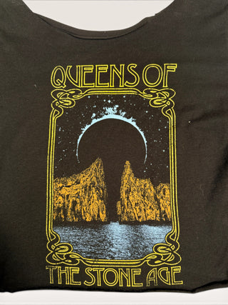 Queens of The Stone Age Chop Shop Crop Top Tee
