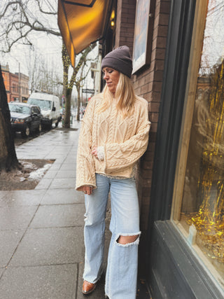 Lainey Cable Knit Sweater