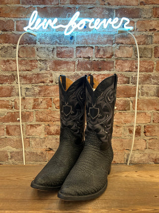 Black Stone Boots Bull Shoulder Men’s Cowboy Boots Size 11