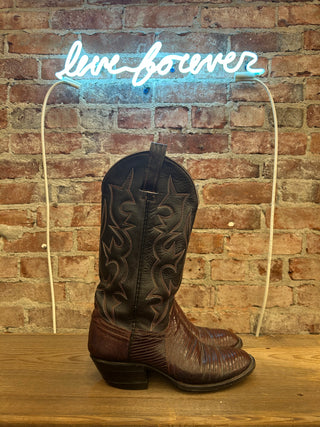 Genuine Lizard Women’s Cowboy Boots Size 7.5