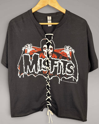 Chop Shop Lace-Up Misfits T-Shirt