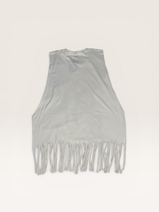 Sonny and Cher Chop Shop Fringe Muscle Tank