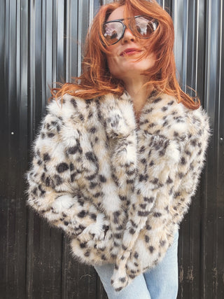 Rock Of Ages Leopard Faux Fur Jacket