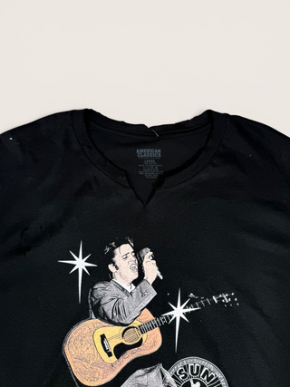 Elvis Presley Chop Shop V-Neck T-Shirt