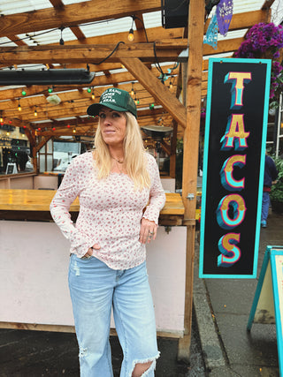 Just A Girl Floral Top