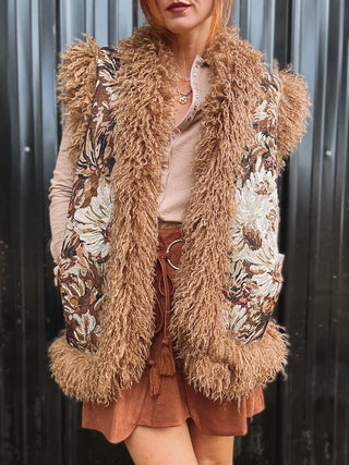 Desert Daisy Jacquard Vest