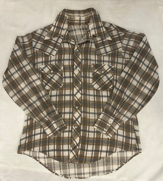 Vintage Men’s Snap Up Shirt Size Large