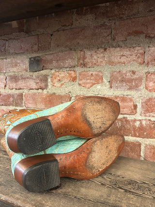 Resistol by Lucchese Alligator Cowboy Boots Women's Size 8