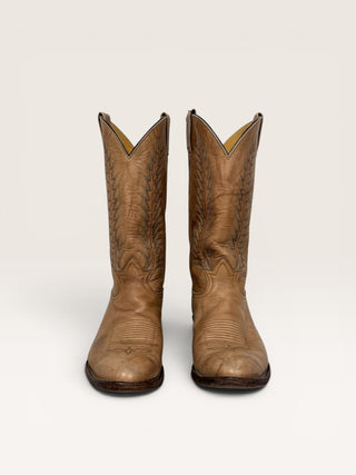 Tony Lama Genuine Leather Men's Cowboy Boots Size 10