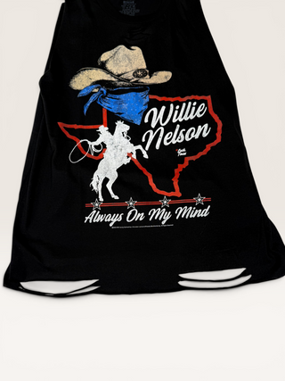 Willie Nelson Always on My Mind Chop Shop Muscle Tank