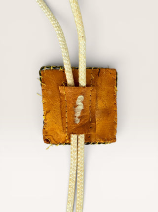 Vintage Hand Beaded Horse Bolo Tie