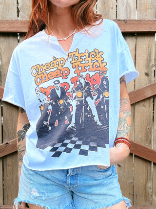 Chop Shop Cheap Trick V neck T-Shirt