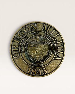 Oregon Militia Commemorative Belt Buckle