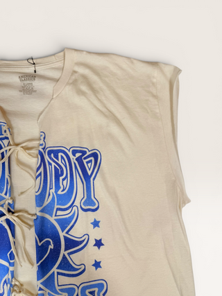 Moody Blues Front Tied Chop Shop T-Shirt