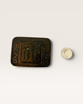 Vintage 1975 OTC Commemorative Belt Buckle