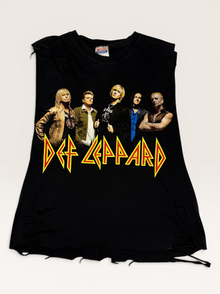 Def Leppard Chop Shop Distressed Muscle Tank
