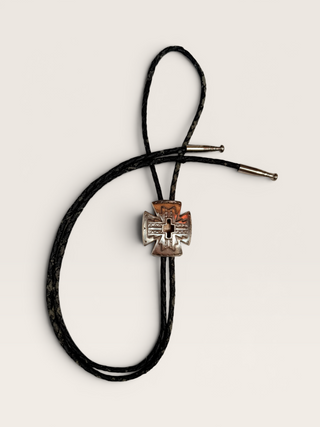 Metal Southwest Style Concho Bolo Tie