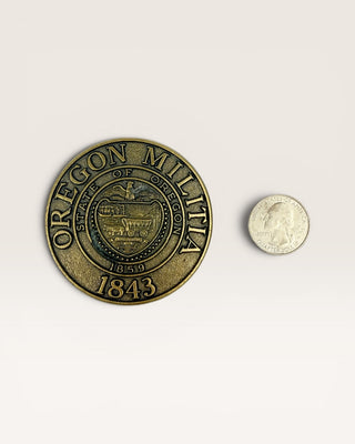 Oregon Militia Commemorative Belt Buckle