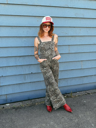 Dirty Little Secret Leopard Jumpsuit