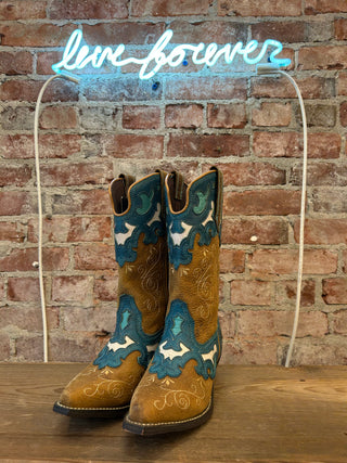 Rockin Country Women’s Cowboy Boots Size 7