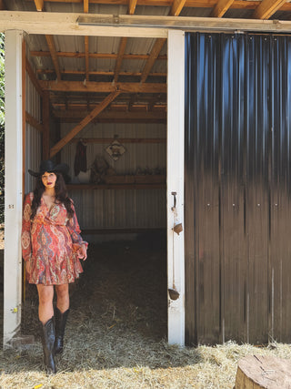 With The Wind Mini Dress