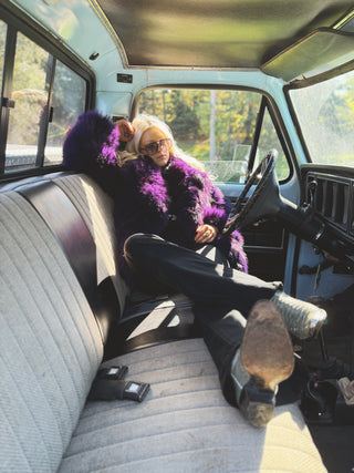 Purple Haze Faux Fur Jacket