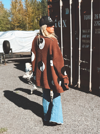 Good Vibes Oversized Cardigan