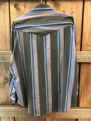 Vintage Men’s ELY Snap Up Shirt XL