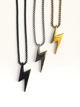 TCB Lightning Bolt Necklace