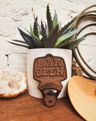 Cast Iron Bar Open Bottle Opener