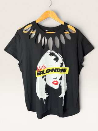Blondie Chop Shop Cut Out T-Shirt