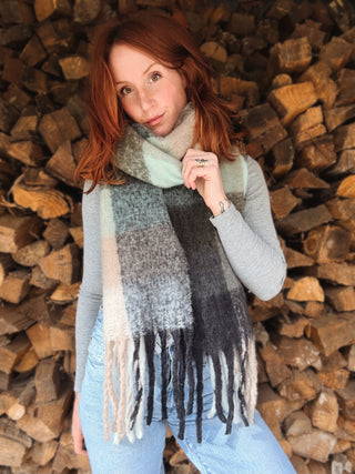Stay Cozy Oversized Fringe Scarf