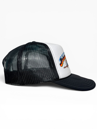 Gold Dogs Live Free Two Tone Chrome Trucker Hat